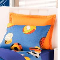 Kit Coordenado Edredom Com Lençol Solteiro Alegria - Azul - 6