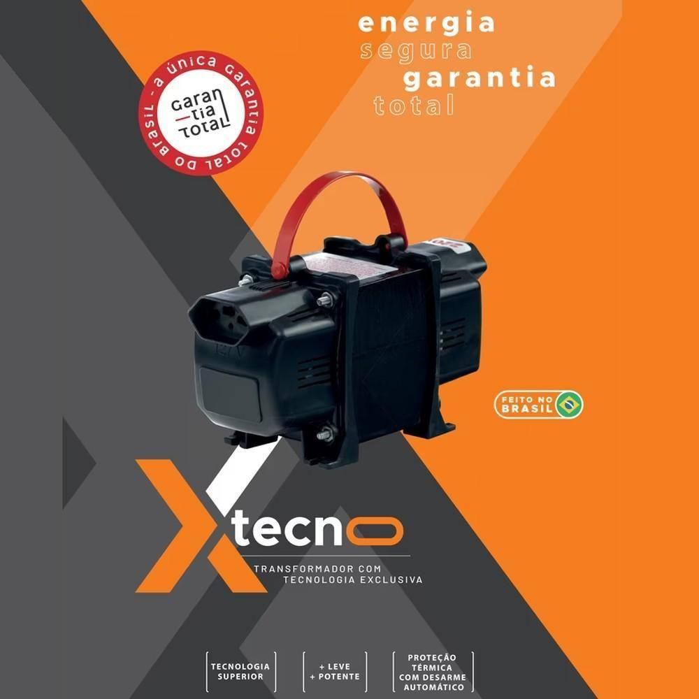 Auto Transformador Tecno 1500va Bivolt Com Tomada Bipolar 10a Fiolux - 6