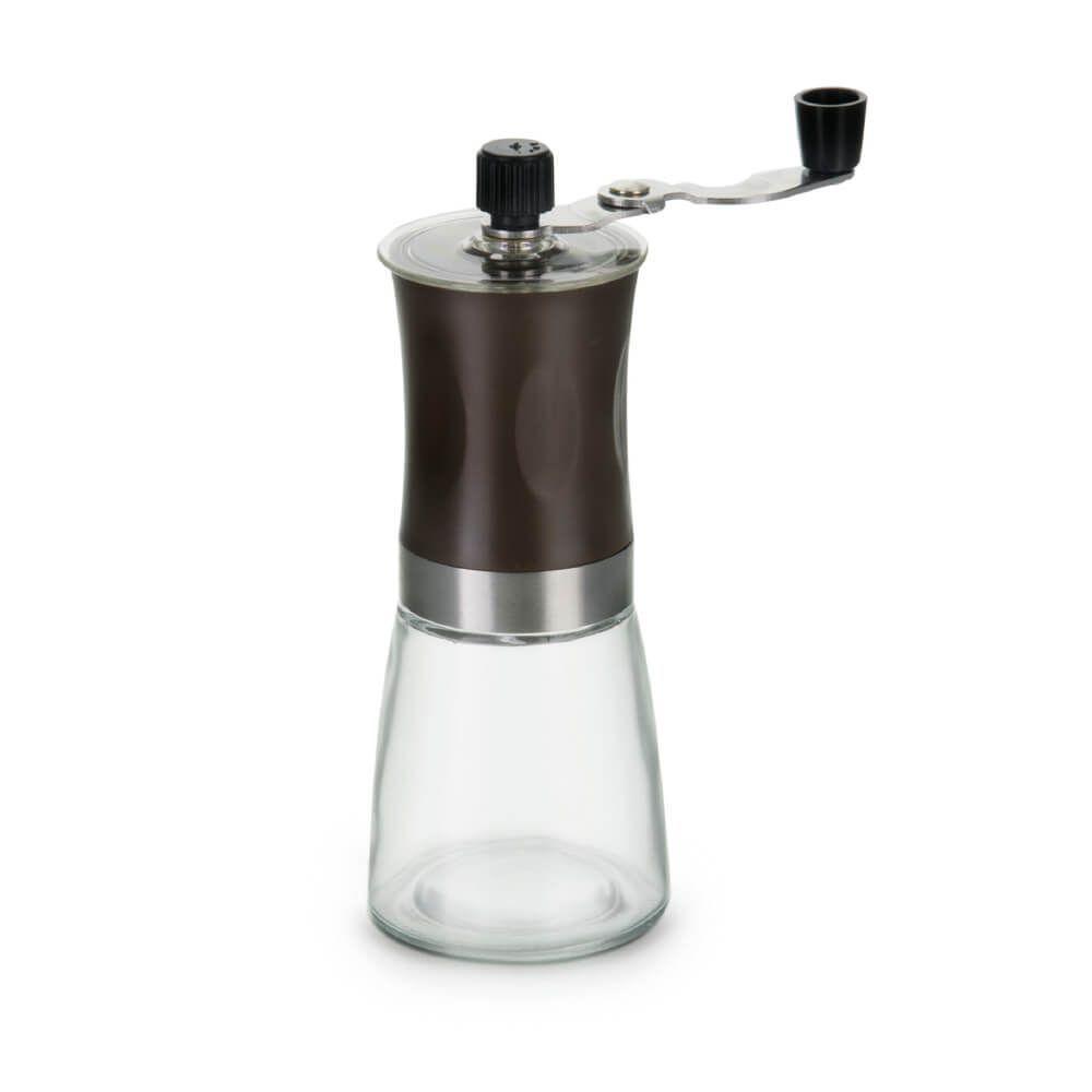 Moedor De Café Manual Em Vidro E Inox 18x7x12cm Mimo Style - 6