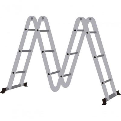 Escada Articulada Alumínio 12 Degraus 4X3 150Kg