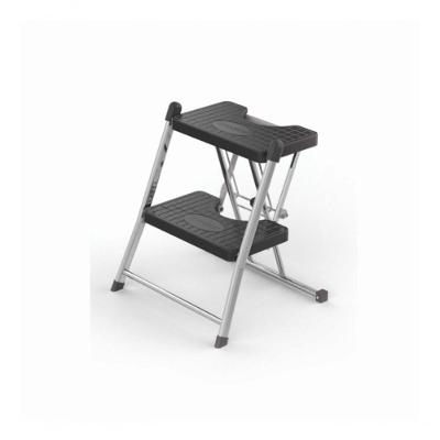 Escada Alcance 2 Degraus Dobrável Aço-Carbono Cromado 120kg Anodilar