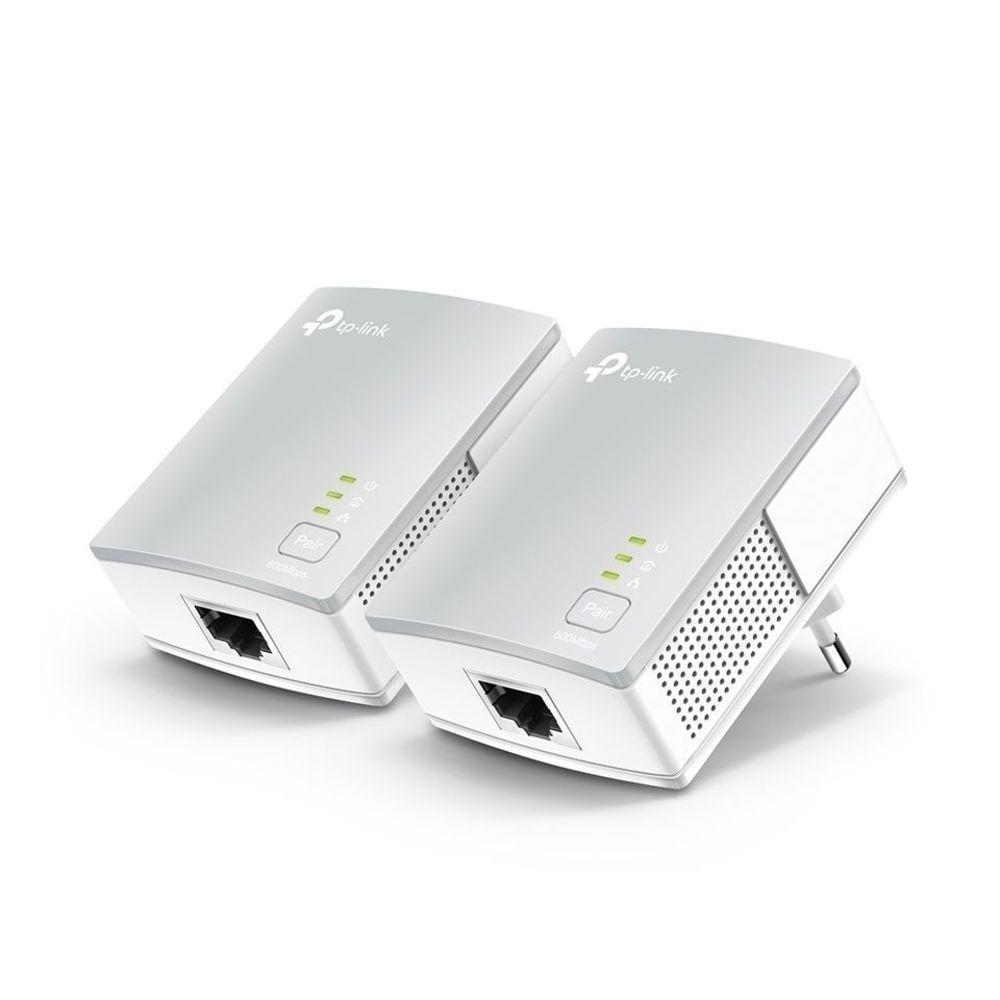 Repetidor Wireless Tp-link Powerline Tl-pa4010kit - 2 Tomadas - 600mbps - Prata E Branco - 1