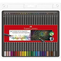 Lápis De Cor Faber Castell 24 Cores Super Soft - 1
