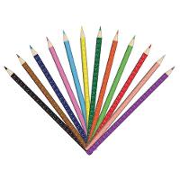 Lápis De Cor Redondo Corpo Com Glitter 12 Unidades Tilibra - 3