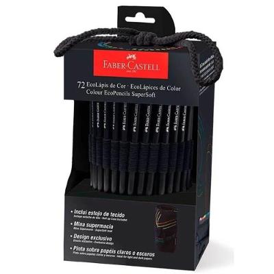 Lápis De Cor Supersoft 72 Cores Com Estojo De Tecido Faber-castell