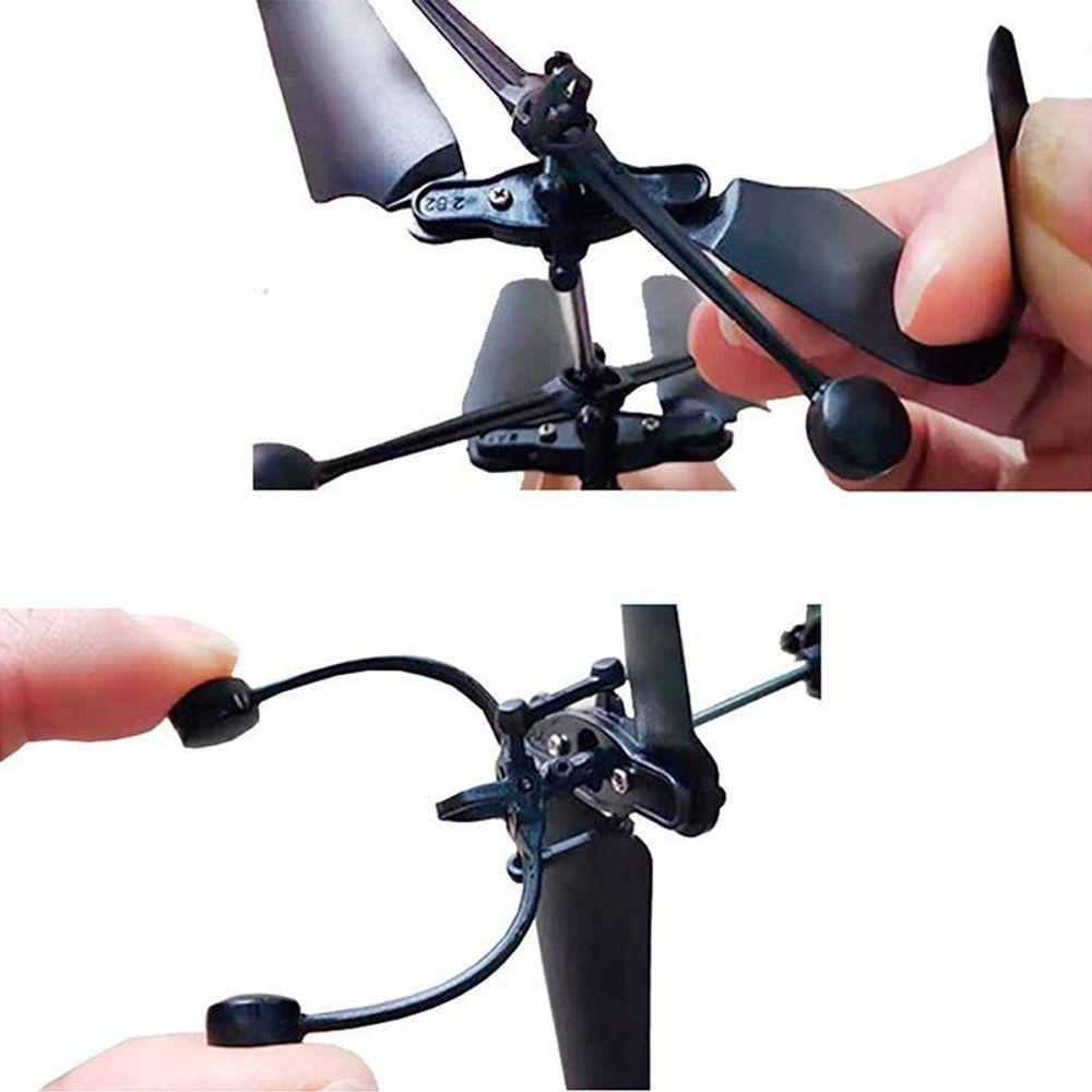 Helicóptero Drone Voa Com Luz E Aproximação Infravermelha - 4