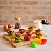 Kit Com 12 Formas Para Muffin Em Silicone Kenya - 2