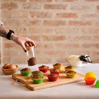 Kit Com 12 Formas Para Muffin Em Silicone Kenya - 3