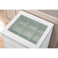 Conjunto 02 Mesas De Cabeceira Com 4 Gavetas Decor Branca - 3