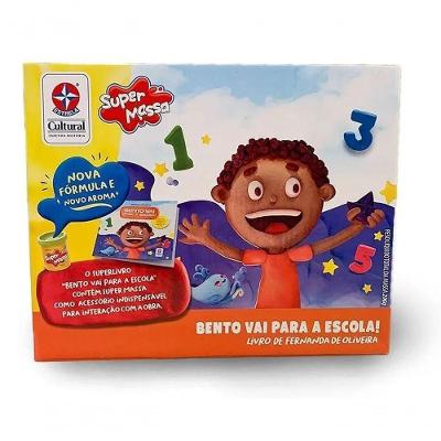 Massinha De Modelar Super Massa - Brincando Na Escola C/ Livro - Estrela