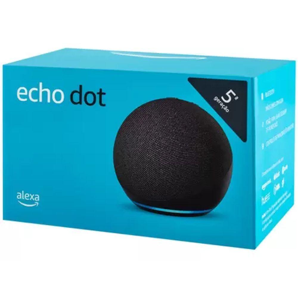 Caixa De Som Amazon Echo Dot 5 Geração / Alexa / Bluetooth - Preto - 2