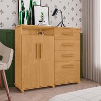 Cômoda Com 2 Portas E 4 Gavetas Seábra Naturalle - 1