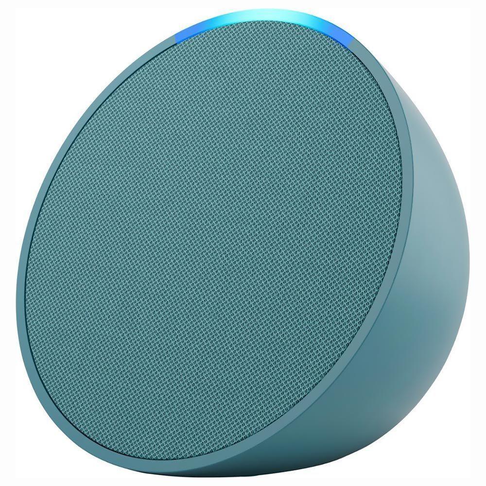 Caixa De Som Amazon Echo Pop Alexa / Bluetooth - Azul - 1