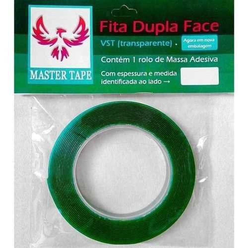 Fita Dupla Face Transp. 6x5m - Master Tape - 1