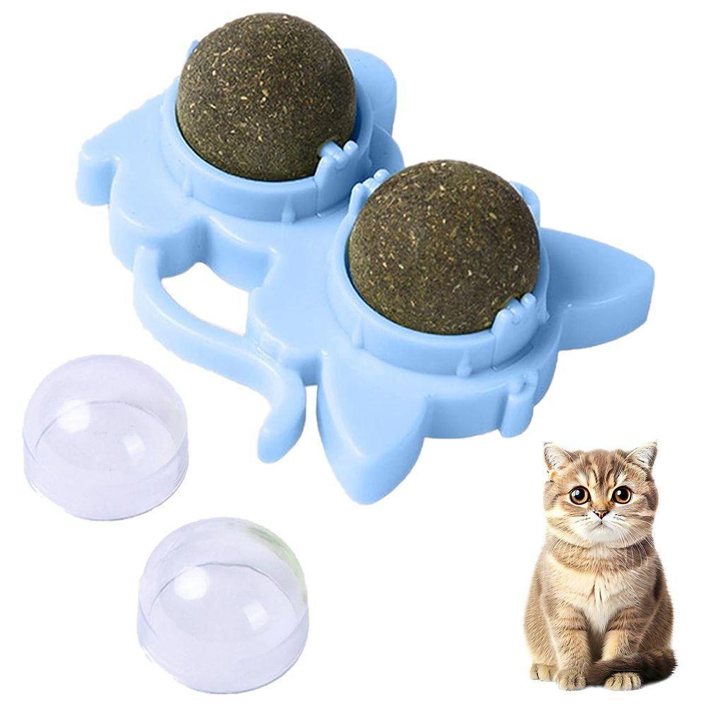 Brinquedo Erva De Gato Pet Catnip Menta Bola Bolinha Natural Animal De Estimaçao Interativo - 1