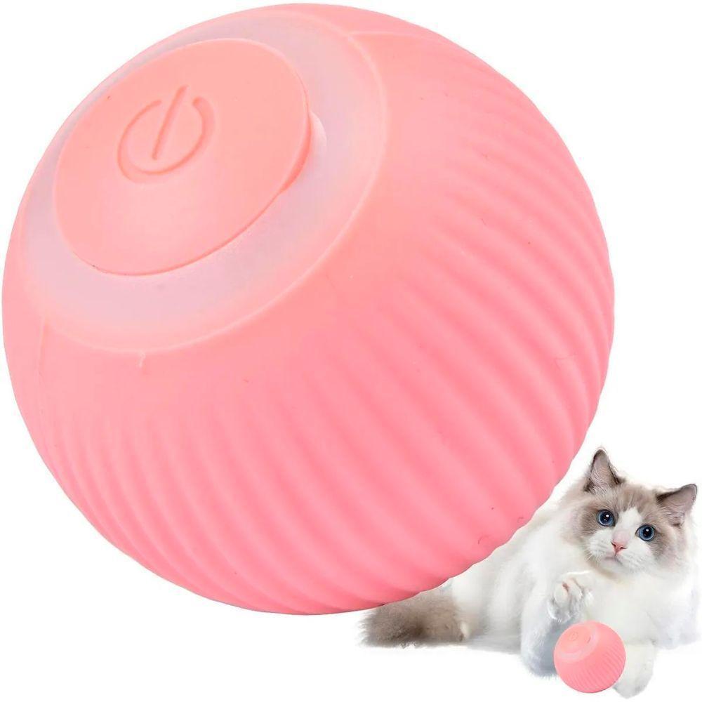 Bola Giratoria Inteligente Gato Pet Bolinha Animal De Estimaçao Brinquedo Usb Petshop Interativa - 8