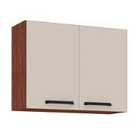 Armário Suspenso com 2 Portas Tucson Nogueira Off White - 1