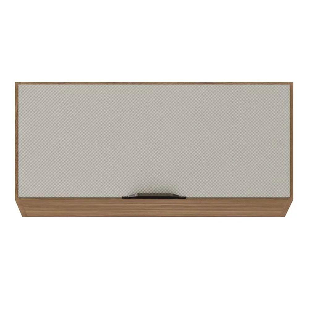 Armário Aéreo Geladeira Firenze 1 Porta 70cm - Demóbile Cor Amêndola/nude Prime - 1