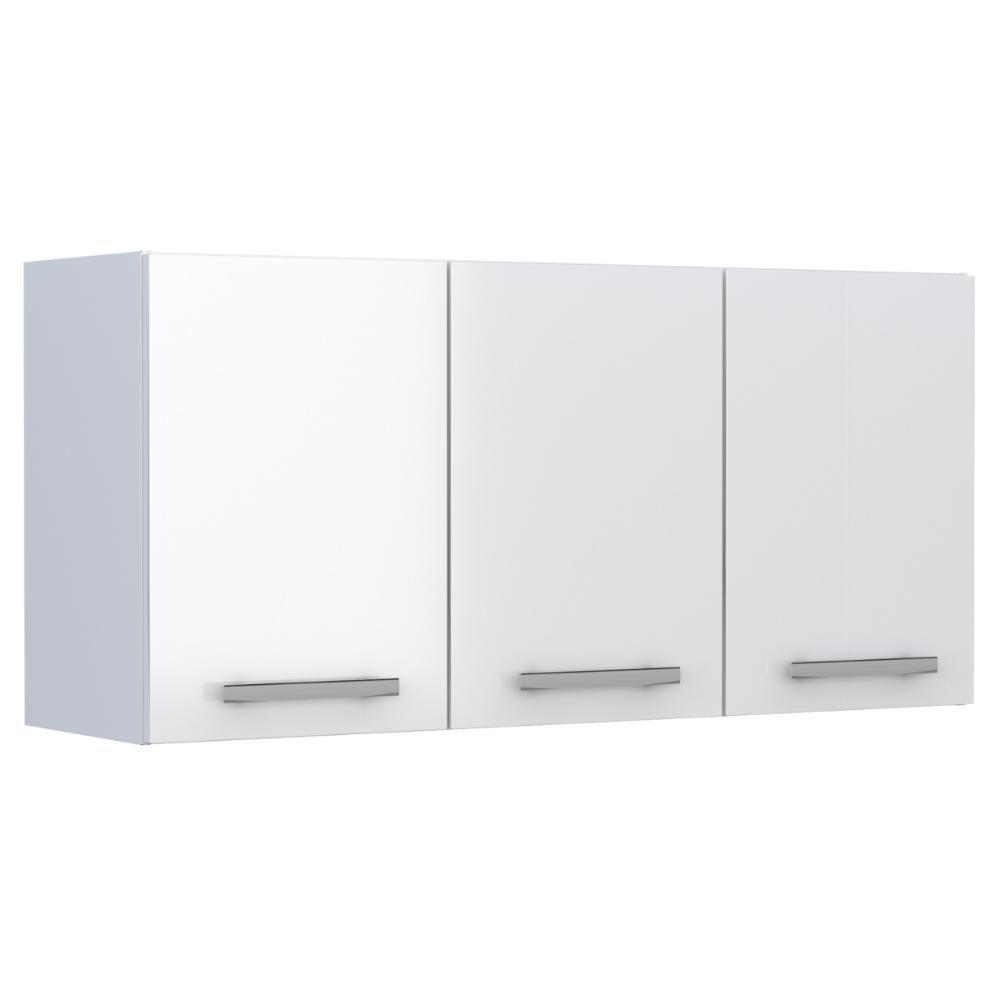 Armário Aéreo Com 3 Porta Araci Branco - 1