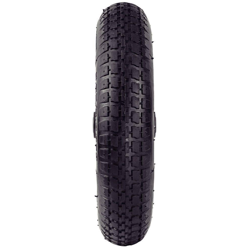 Pneu Com Câmara Tramontina 3.25-8pol Com Roda Plástica Bucha Plástica Para Carrinho Mão Tramontina - 7