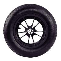 Pneu Com Câmara Tramontina 3.25-8pol Com Roda Plástica Bucha Plástica Para Carrinho Mão Tramontina - 3