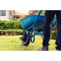 Pneu Com Câmara Tramontina 3.25-8pol Com Roda Plástica Bucha Plástica Para Carrinho Mão Tramontina - 6