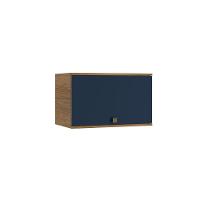 Armário Aéreo Celeste Kappesberg 100% Mdf 1 Porta Basculante Nogueira-azul 60cm - 1