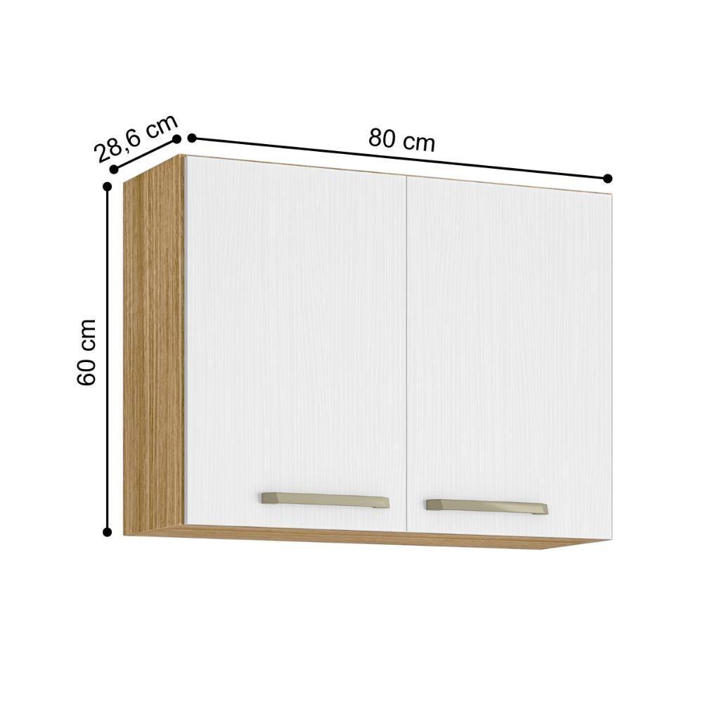 Armário Suspenso com 2 Portas Tucson Freijó Supremo - 3