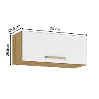 Armário Aéreo Com 1 Porta Basculante José Freijó Supremo - 3