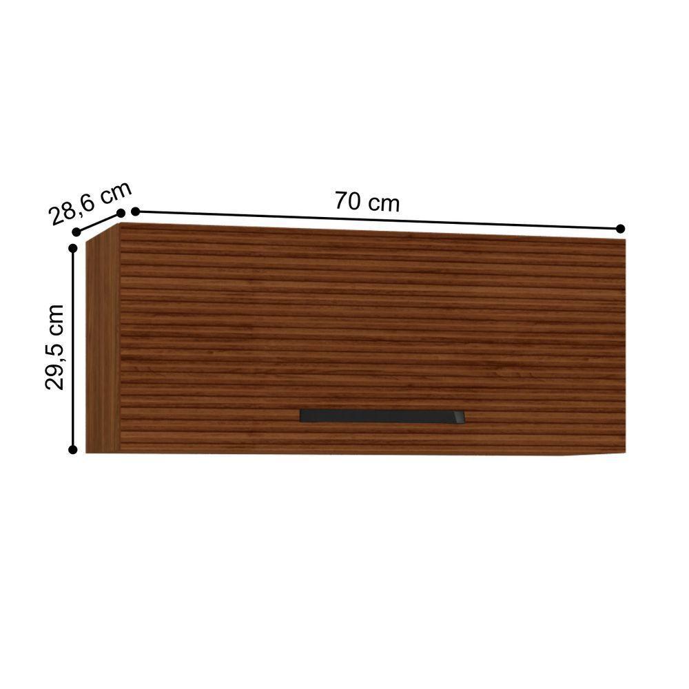 Armário Aéreo Com 1 Porta Basculante José Nogueira Ripado - 3