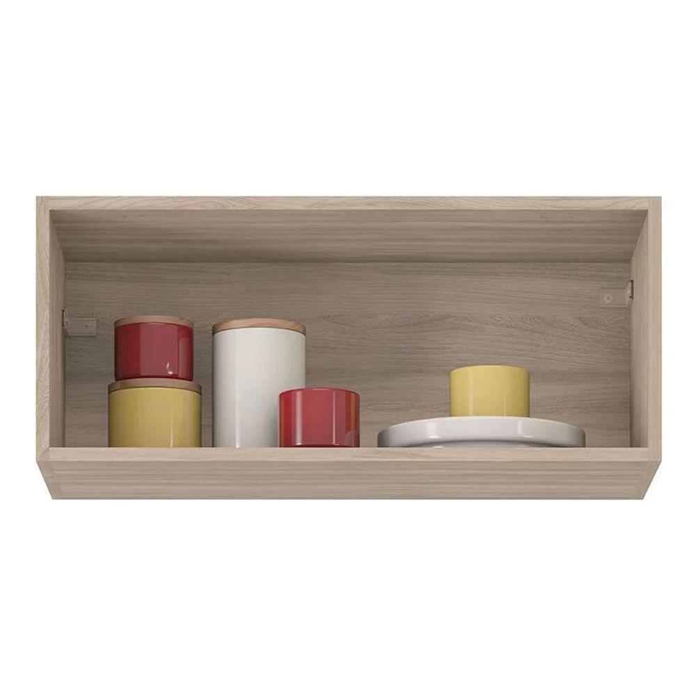 Armário Aéreo Geladeira Firenze 1 Porta 70cm - Demóbile Cor Avena/menta - 4