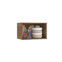 Armário Aéreo Celeste Kappesberg 100% Mdf 1 Porta Basculante Nogueira 60cm