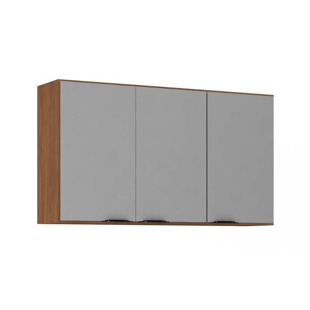 Armário de Cozinha Modulado Firenze 3 Portas 120cm Amendola/Nude Prime TX - Demóbile - 1