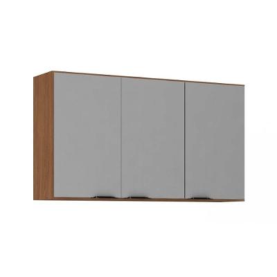 Armário de Cozinha Modulado Firenze 3 Portas 120cm Amendola/Nude Prime TX - Demóbile
