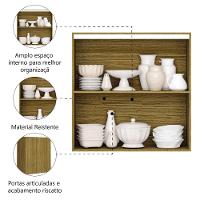 Armário De Cozinha Aéreo 2 Portas Articuladas 0,80m Módulo Suspenso Madeirado Kits Paraná Madeirado - 3