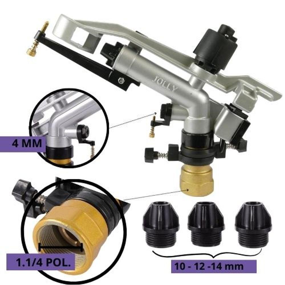 Aspersor De Irrigação Setorial Canhão ângulo Ajustável 1.1-4 - 19 A 29 Mt - 7