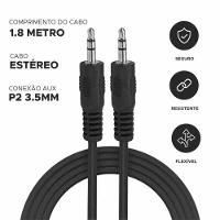 Cabo P2 M X P2 M 1 8m Niquelado Preto - 3