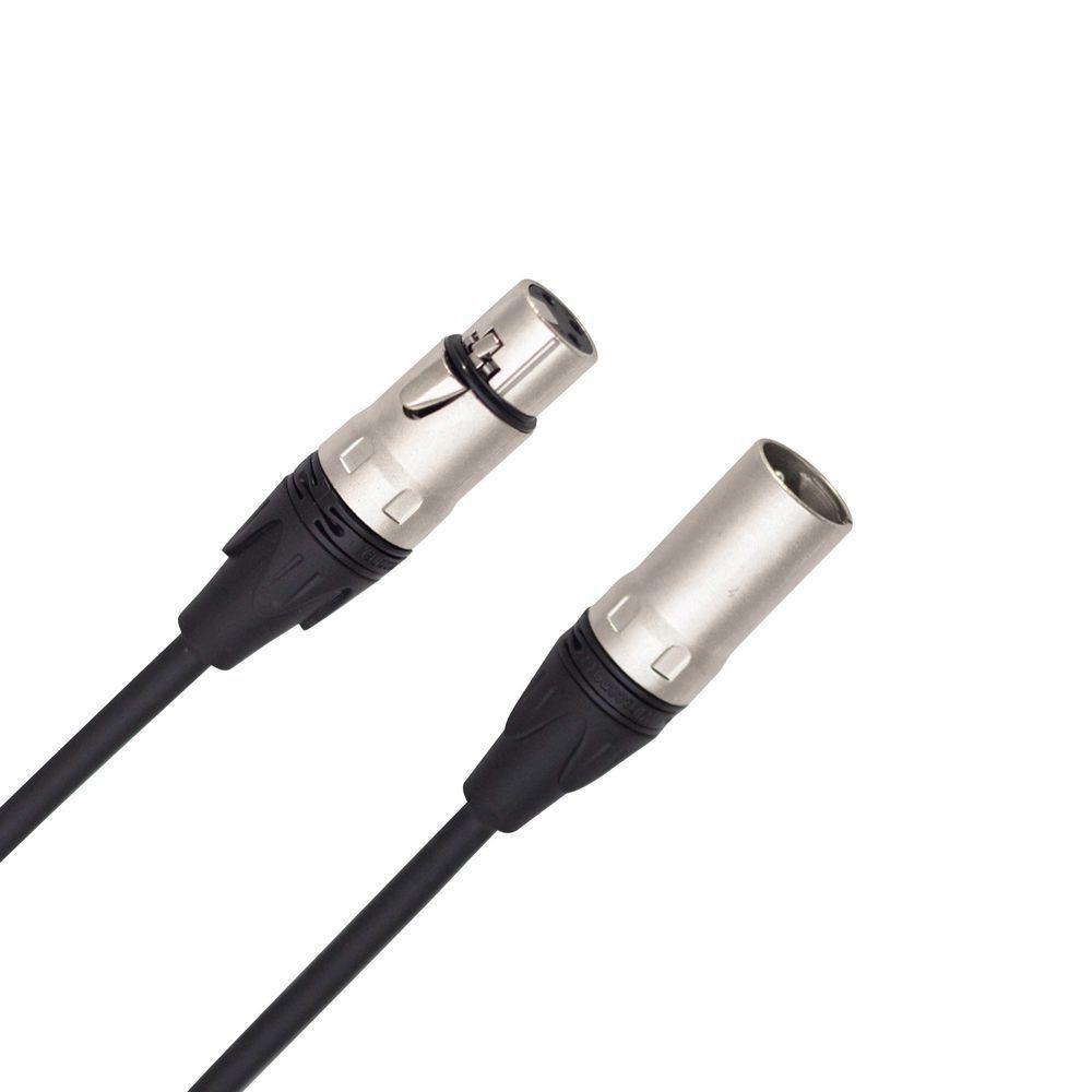 Cabo De Microfone Pro Balanceado Emborrachado Xlr Xlr 0,70 Cm Mpbe-0,70 Wireconex - 3