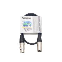 Cabo De Microfone Pro Balanceado Emborrachado Xlr Xlr 0,70 Cm Mpbe-0,70 Wireconex - 2
