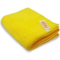Kit Com 8 Flanela Microfibra Amarela 40x60cm 360gsm - Kers - 1