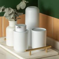 Porta Sabonete Líquido Bold Ou 7,8 X 8,9 X 13,3 Cm Cor:branco - 2