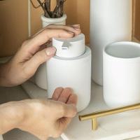 Porta Sabonete Líquido Bold Ou 7,8 X 8,9 X 13,3 Cm Cor:branco - 3