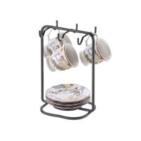 Suporte Para Xícaras E Pires De Café Em Aço Carbono Caffè Future Onix - 1