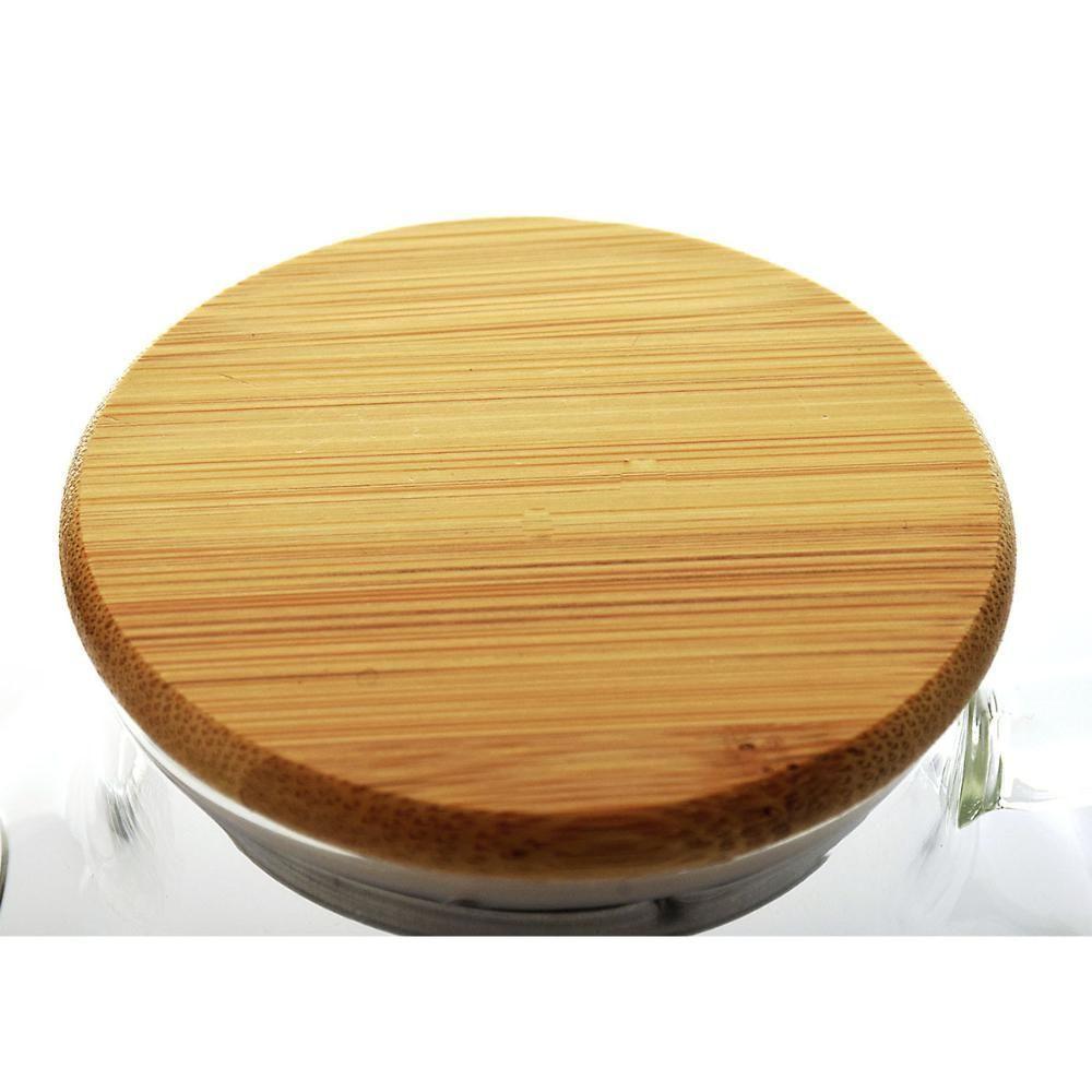 Jogo Chaleira Com Infusor 2 Copos Vidro 250ml Chá Bugatti - 2