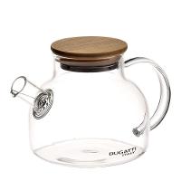 Jogo Chaleira Com Infusor 2 Copos Vidro 250ml Chá Bugatti - 5