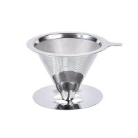 Filtro Para Café Reutilizável Em Inox 8x11,5x13,5cm Mimo Style Prata - 1