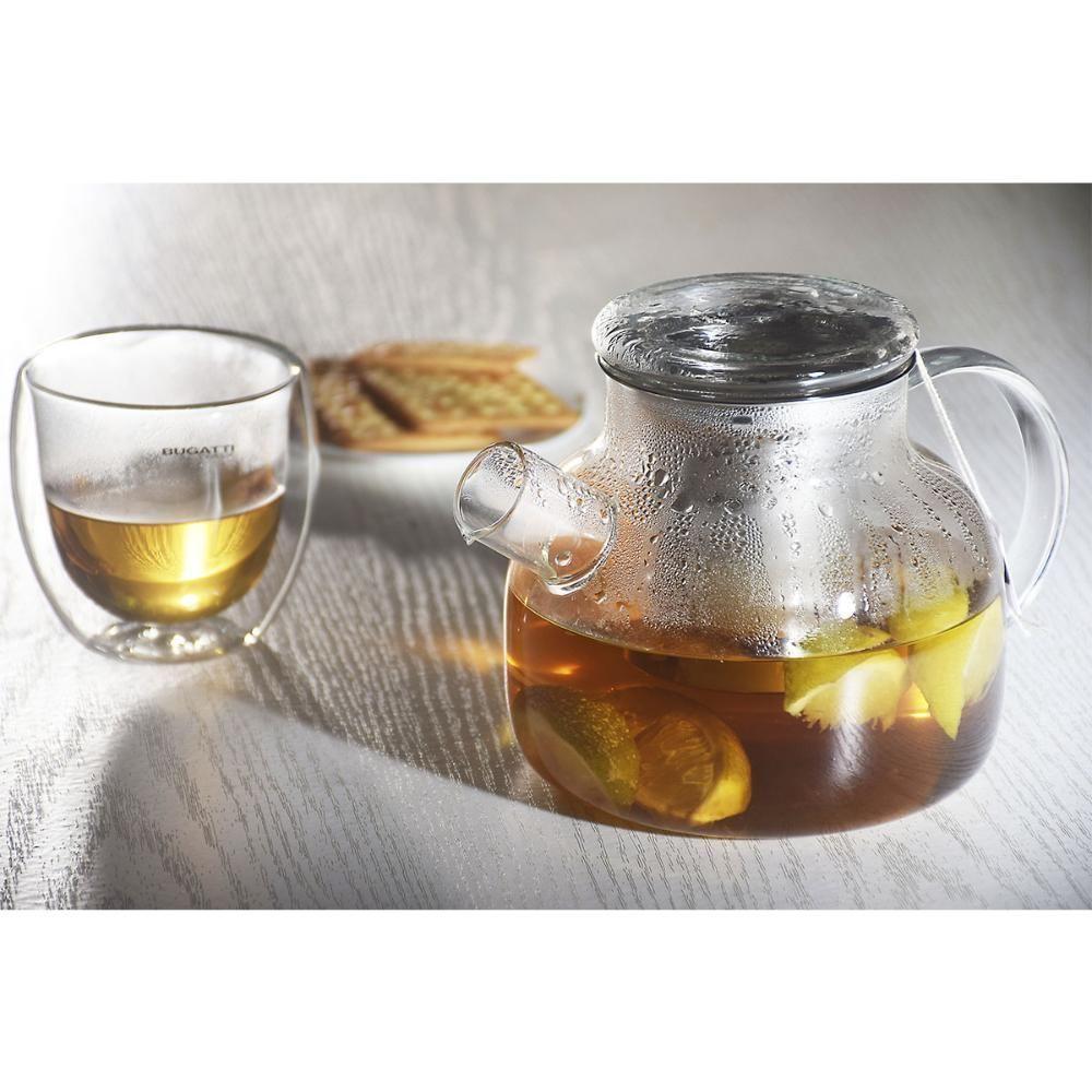 Bule De Vidro Borossilicato Infusor Para Chá 1000ml Bugatti - 4