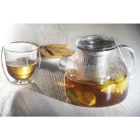 Bule De Vidro Borossilicato Infusor Para Chá 1000ml Bugatti