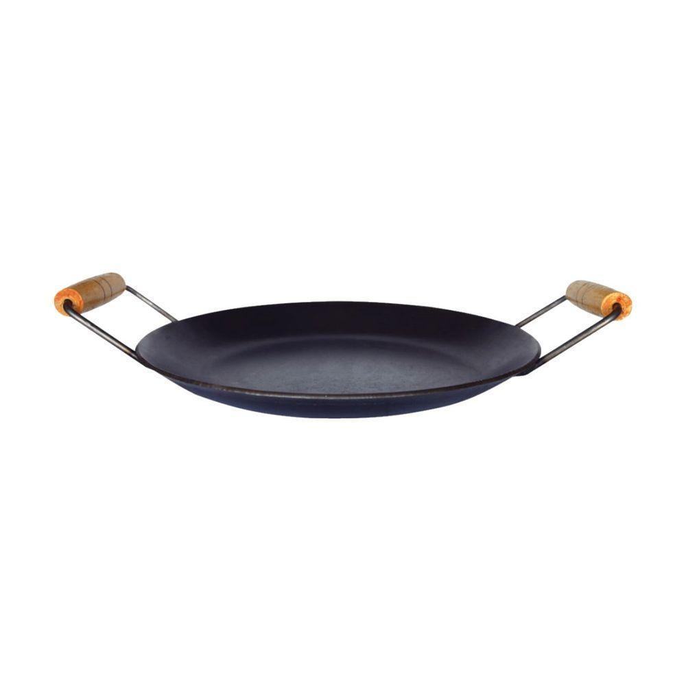 Chapa Disco Arado Aço Carbono Bifeteira Alça Madeira 50cm - 1