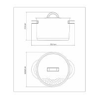 Espagueteira Tramontina Solar Aço Inox Fundo Triplo 24 Cm 7,7 Litros - 2